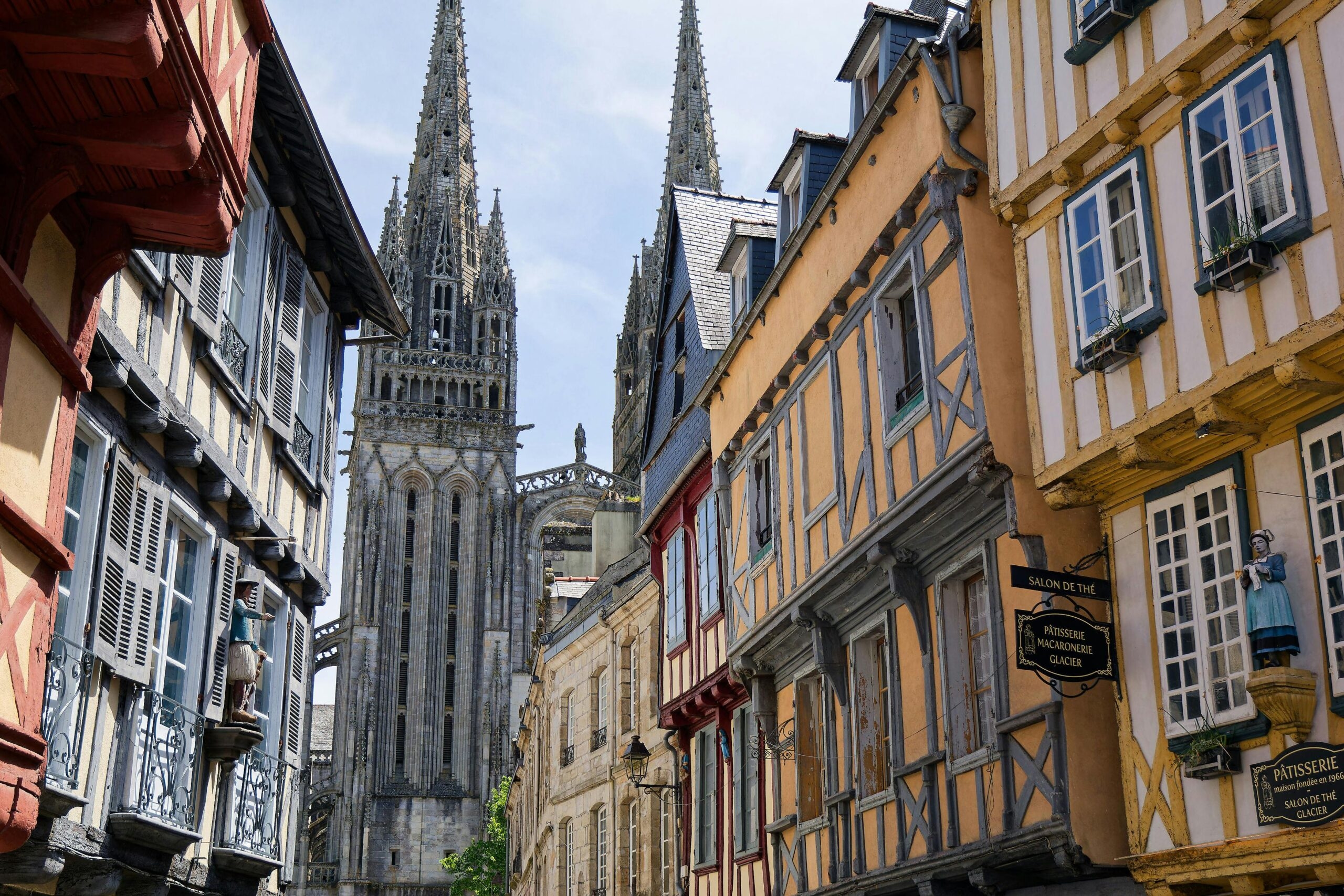 Photo centre ville Quimper