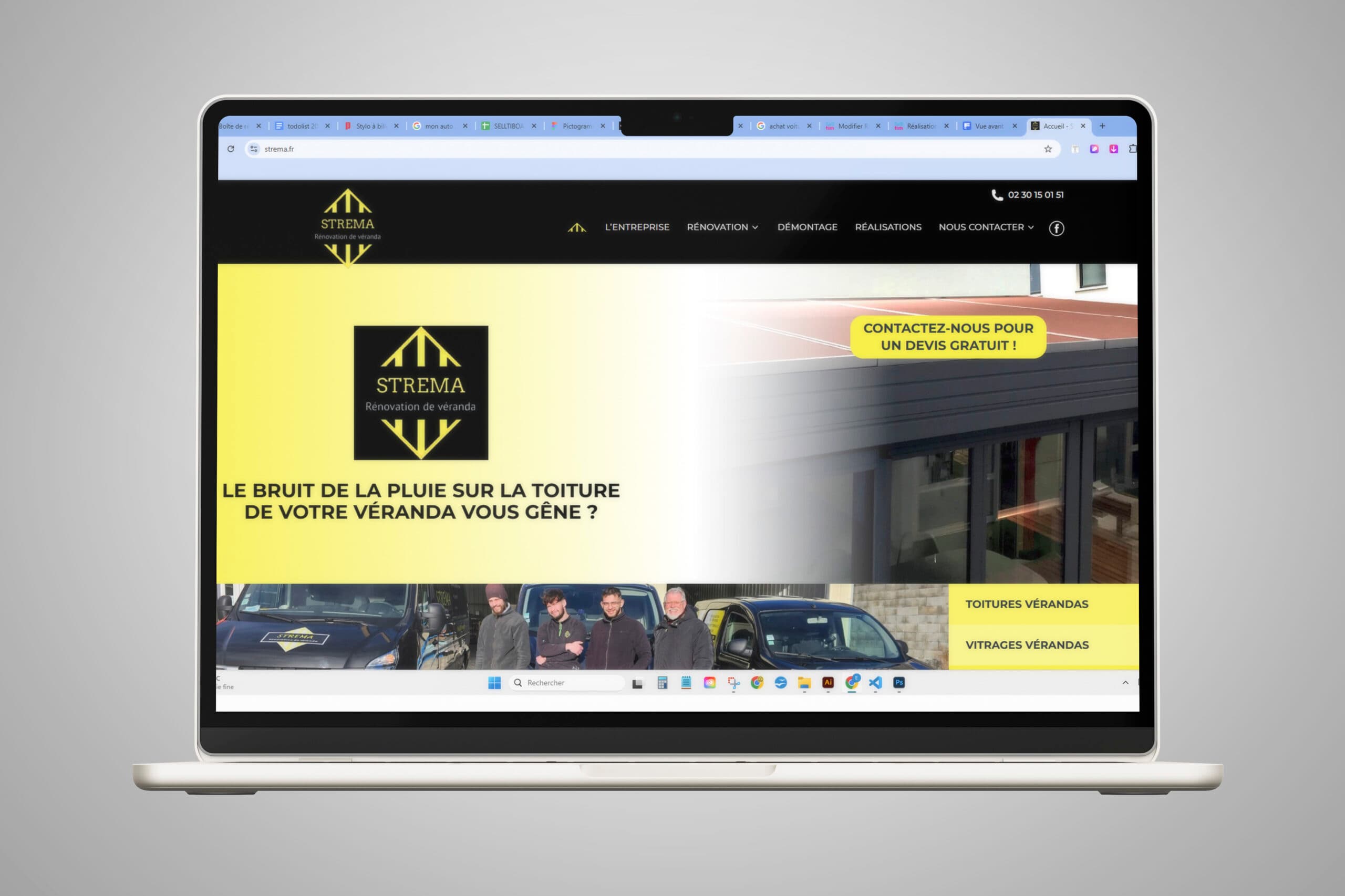 Strema : site web