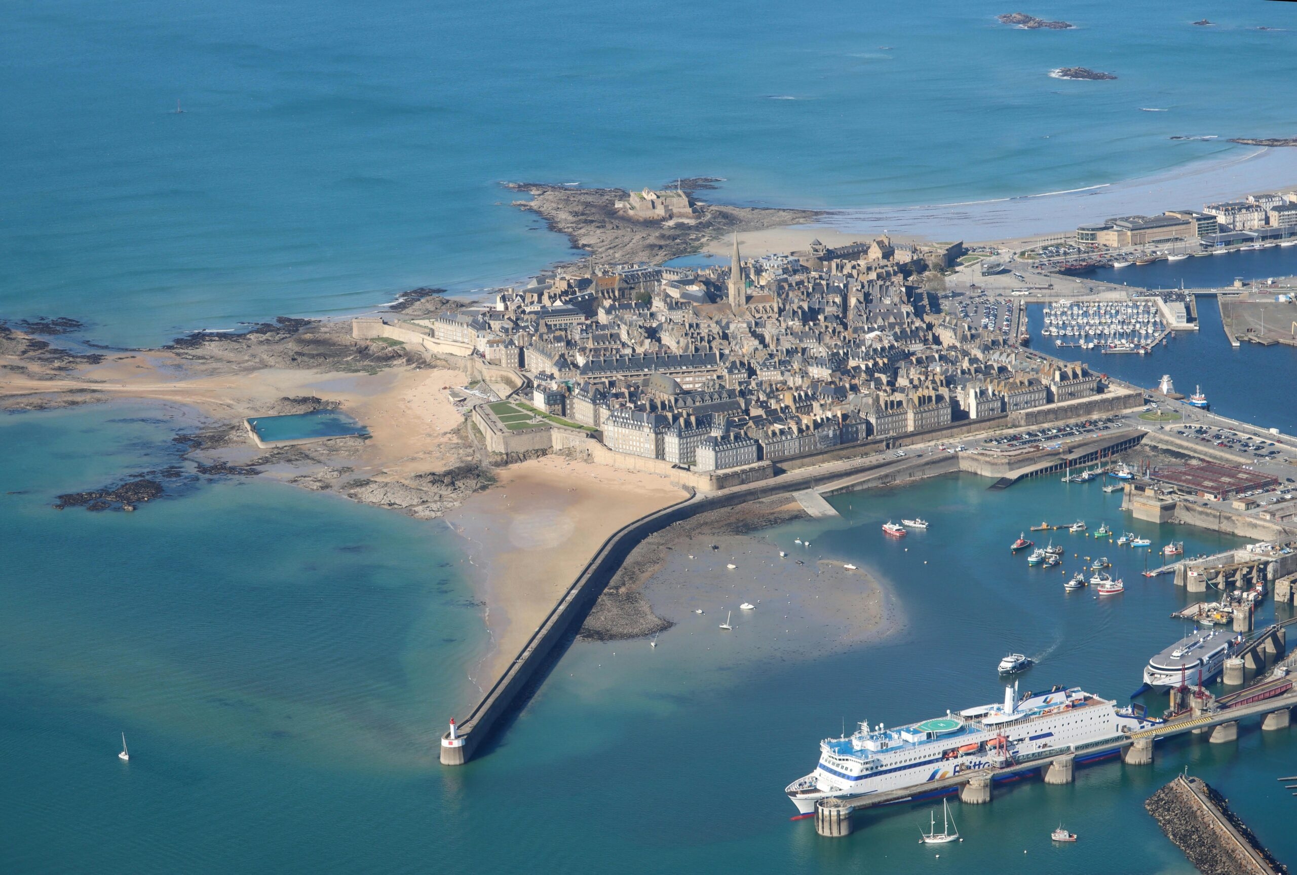 Photo aérienne de Saint-Malo